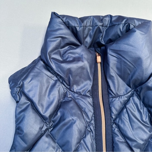 ATHLETA Responsible Down navy blue zippered vest, S. - Picture 4 of 7